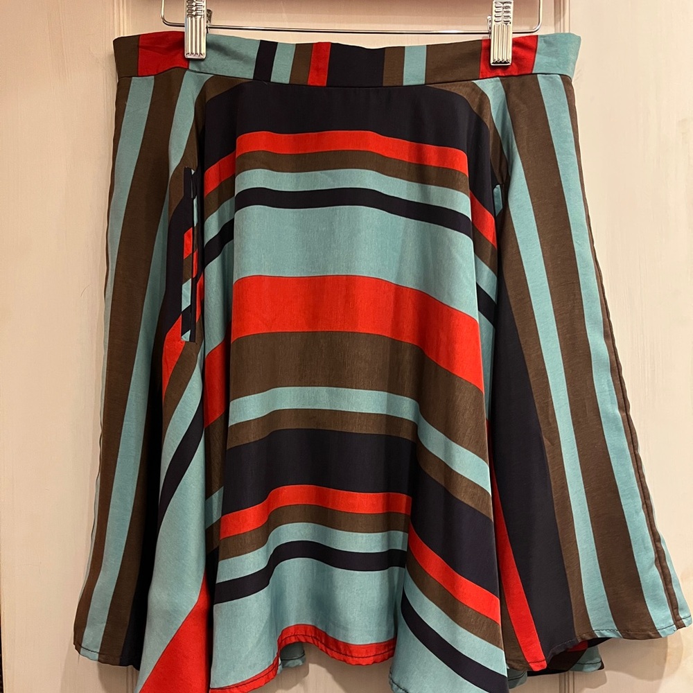 Flirty Fun Striped Skirt w/ Pockets!